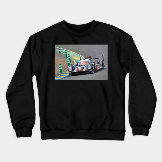 Porsche 919 Hybrid 24 Hours of Le Mans 2016 Crewneck Sweatshirt by Andy Evans Photos